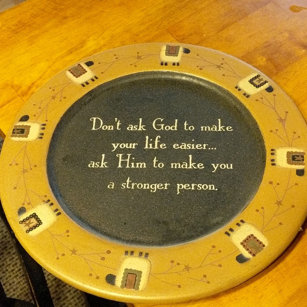Wooden plate